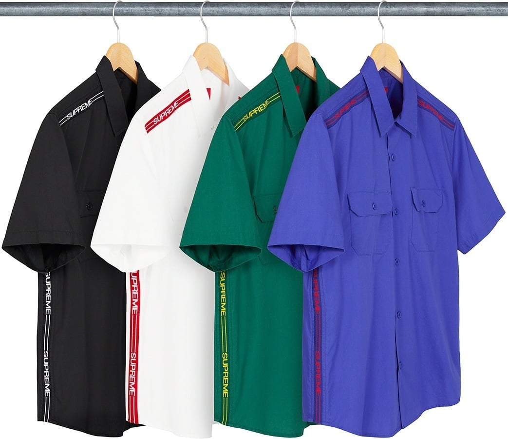 Logo Rib S/S Work Shirt